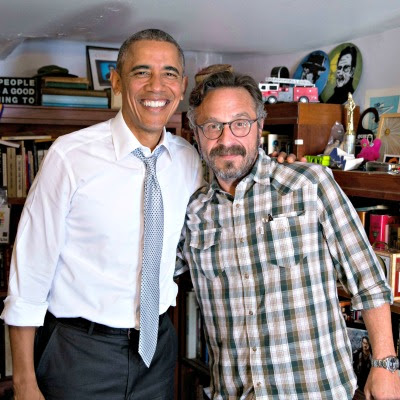 President Barack Obama participates in a podcast with Marc Maron in Los Angeles, Calif., June 19, 2015.(Official White House Photo by Pete Souza)